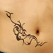 teasing with tattoo or tummy?